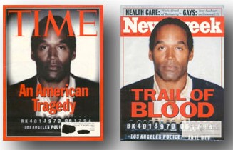 OJ covers Time Newsweek