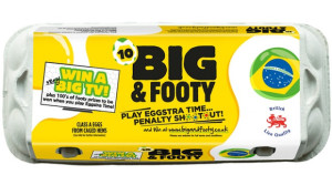 Big Fresh Big Footy World Cup eggs
