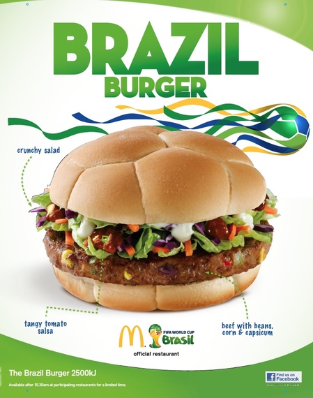 McDonald's World Cup Brazil Burger
