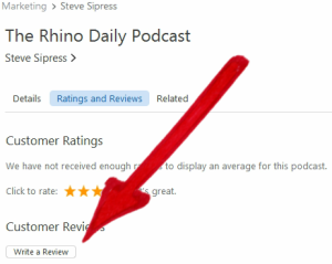The Rhino Daily Podcast - Write A Review
