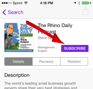 The Rhino Daily Podcast - subscribe